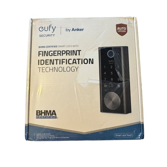 Eufy Fingerprint Identification Model T8510 Smart Lock Model Sealed NWB By Anker - Picture 1 of 6